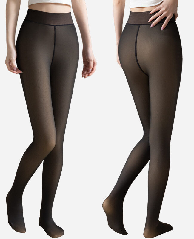 The Amelie Fleece Lined Shaping Pantyhose Detail – La Rose Couture Trousers & Skirts