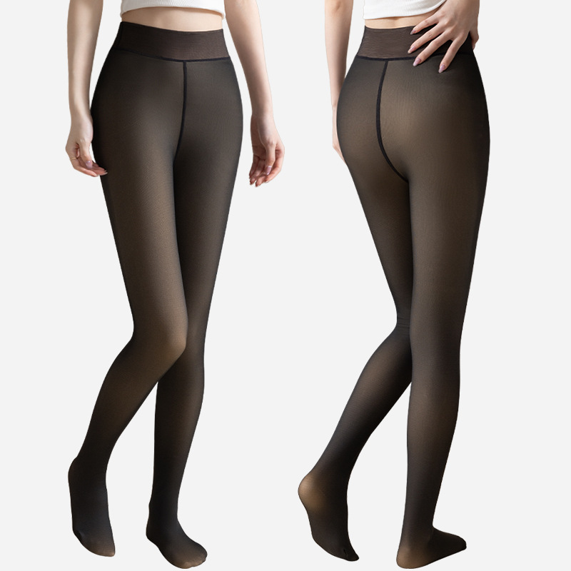 Fleece Lined Shaping Pantyhose - Image 5