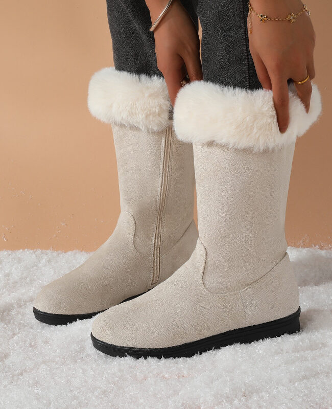 The Pauline High Top Winter Boots – La Rose Couture Shoes & Footwear