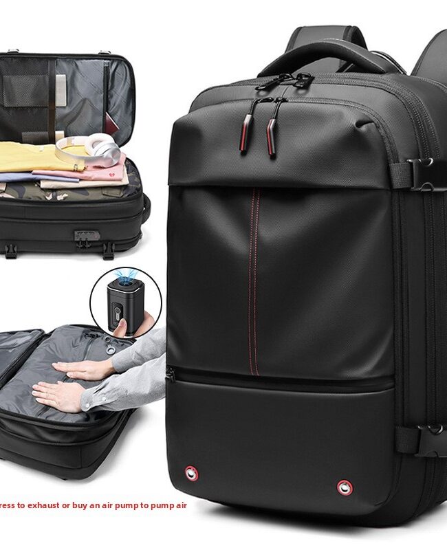 The Muriel Multifunctional Travel Vacuum Compression Backpack – La Rose Couture Handbags & Clutches