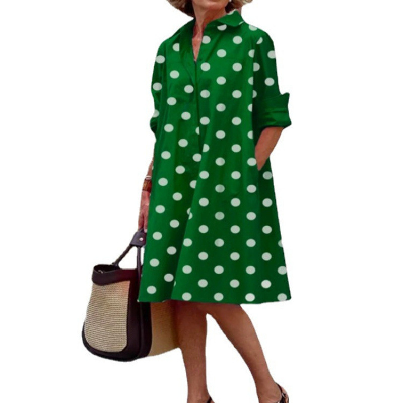 long-sleeve midi dress - Image 5