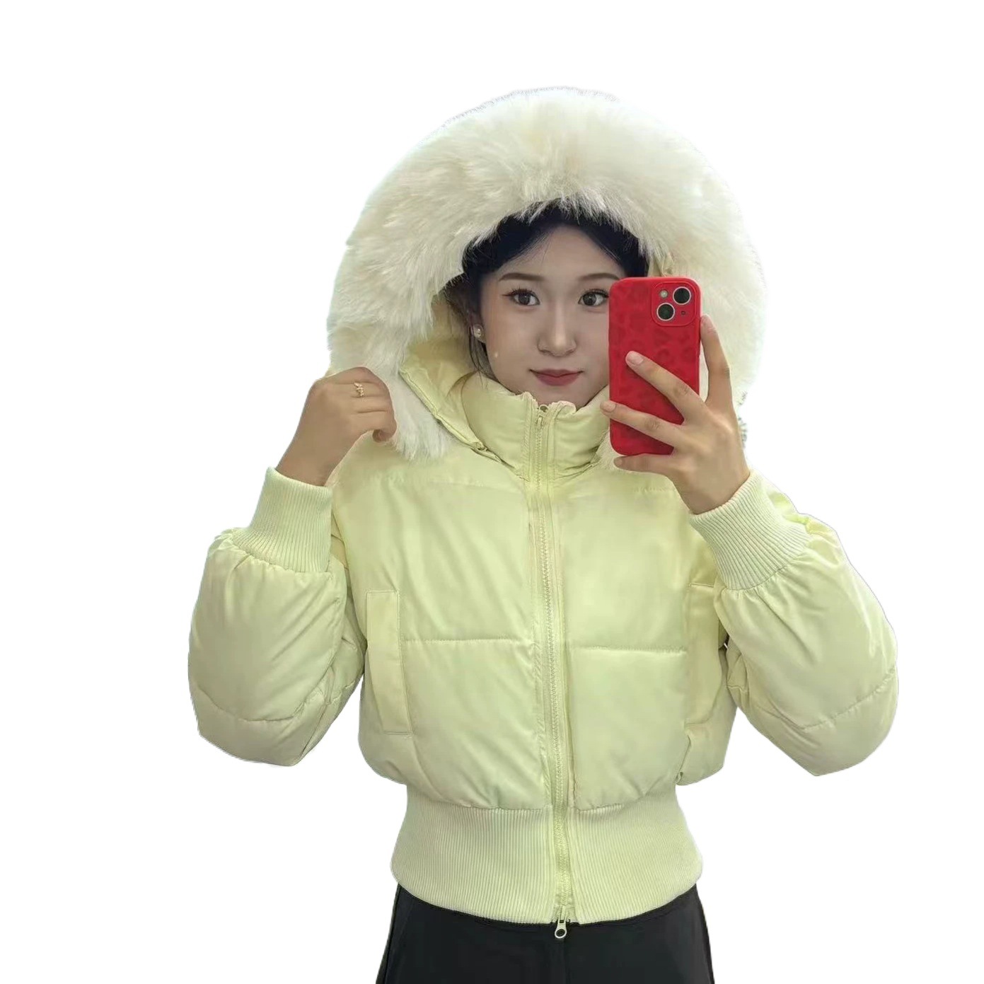 Womens Cotton Coat - Image 5
