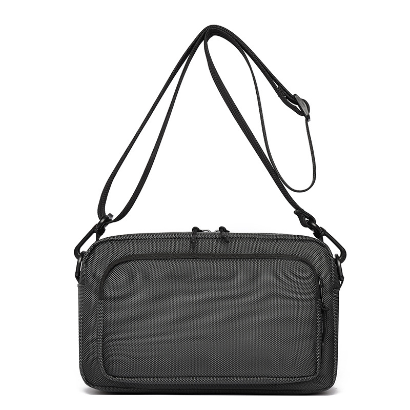 Men's Square Outdoor Casual Crossbody Bag Square Commuter Bag - Image 2