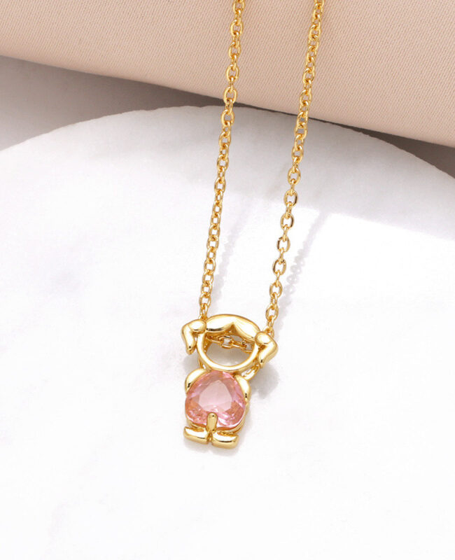 The Clemence Girl's Pendant Necklace Made of Copper Detail – La Rose Couture Jewellery & Accessories
