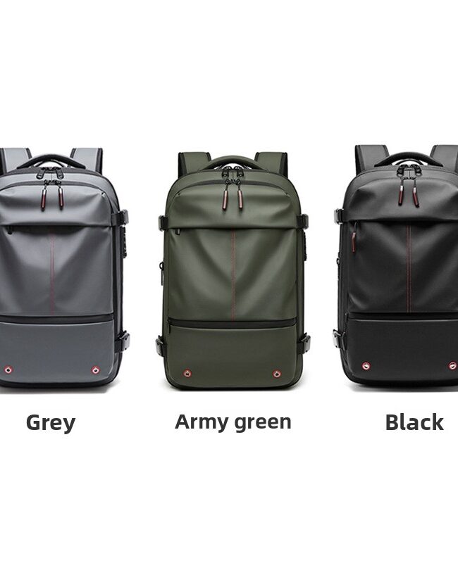 The Muriel Multifunctional Travel Vacuum Compression Backpack Detail – La Rose Couture Handbags & Clutches