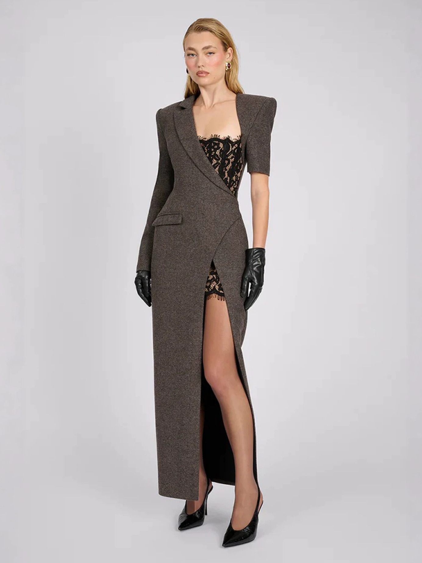 Elegant Lace Suit Dress - Image 2