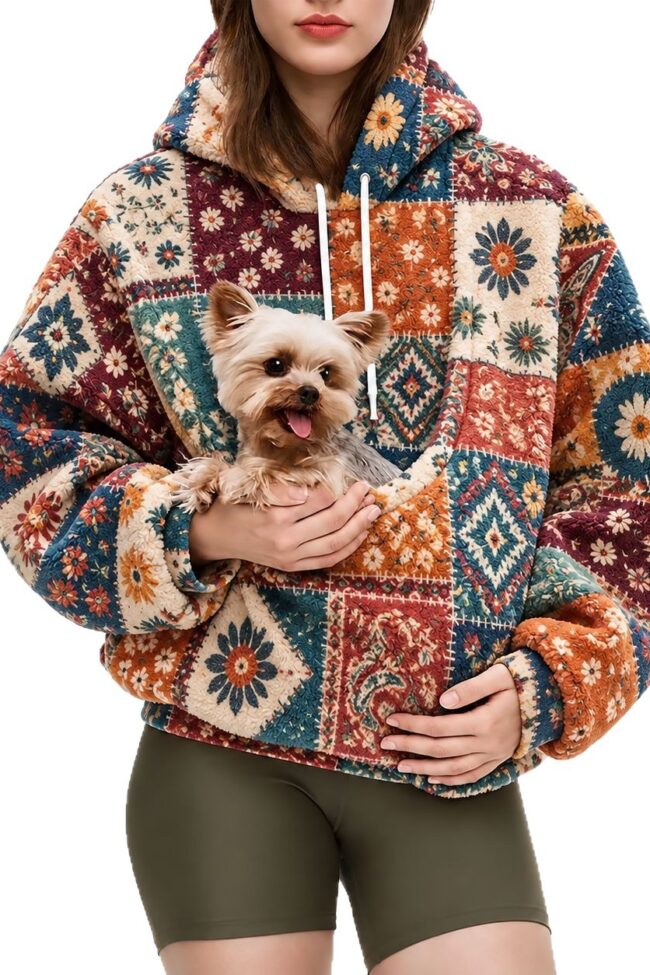 The Clarisse Pet Hooded Sweatshirt Detail – La Rose Couture Tops & Blouses
