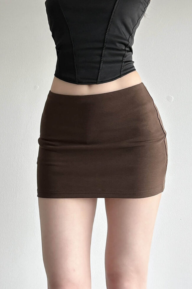 The Chloe Wrap Hip Skirt Temperament Detail – La Rose Couture Trousers & Skirts