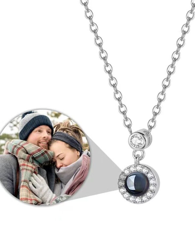 The Clemence Photo Projection Necklace – La Rose Couture Jewellery & Accessories