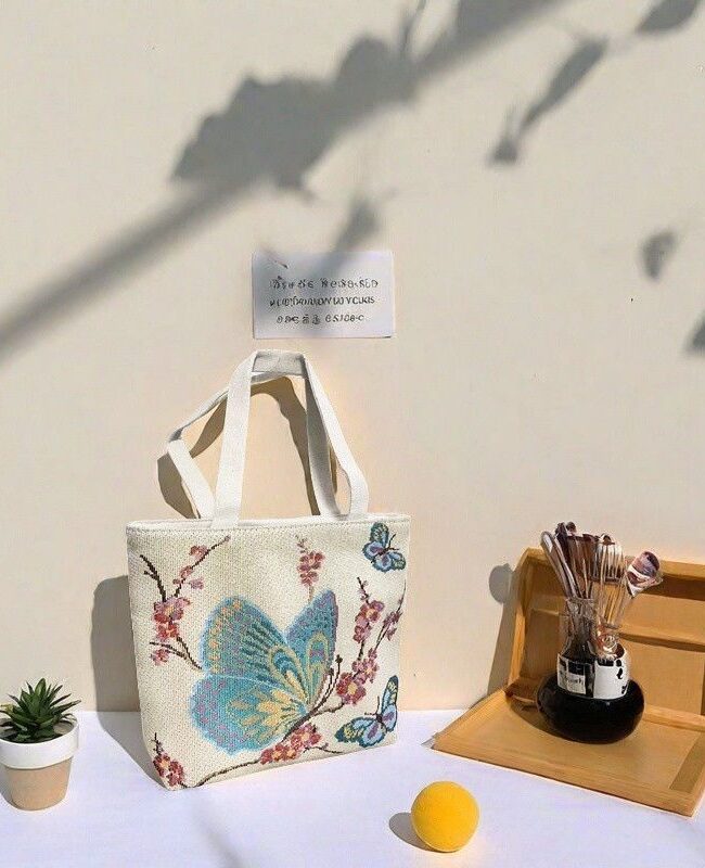 The Suzanne Jacquard Embroidered Canvas Shoulder Bag – La Rose Couture Handbags & Clutches