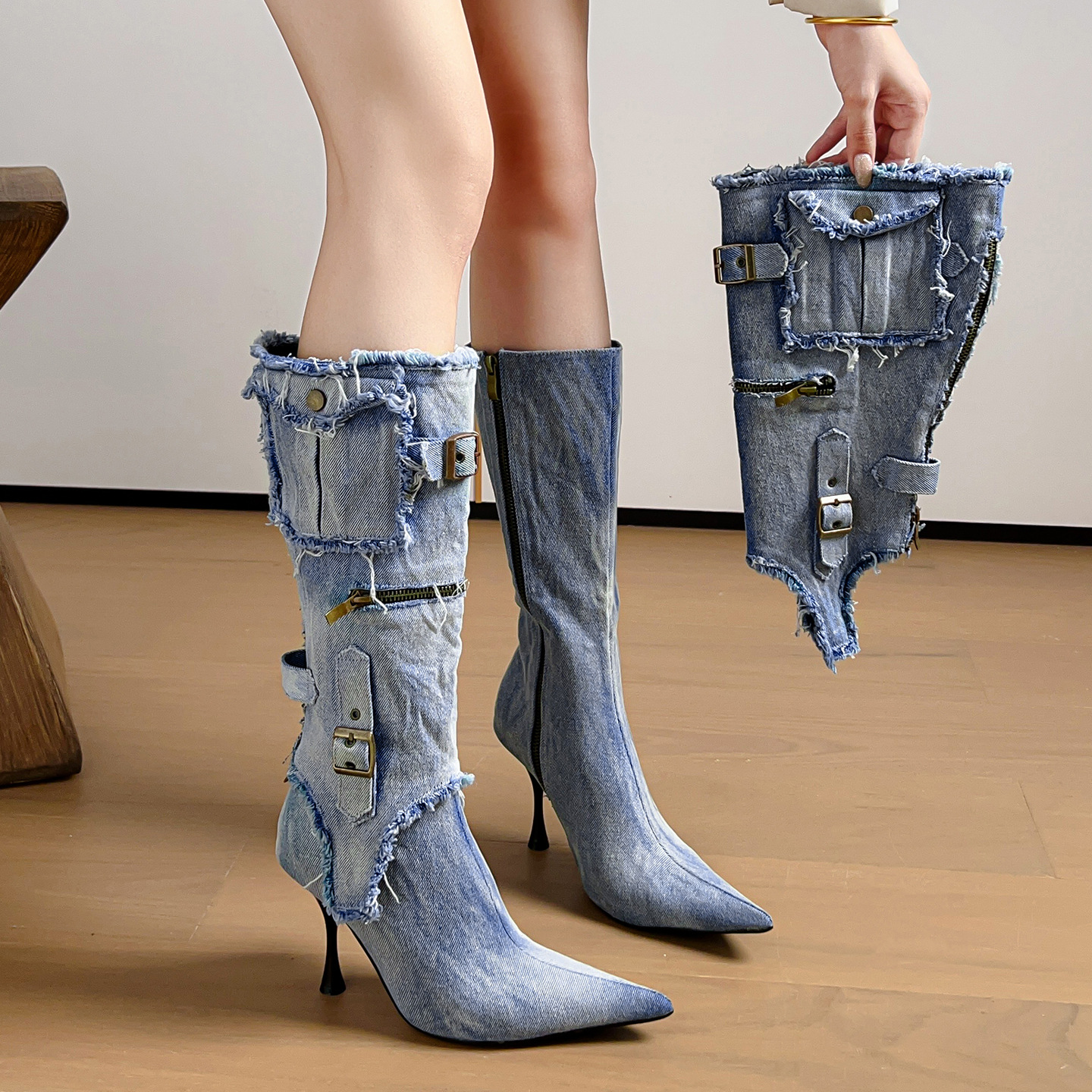 Vintage Buckle Boots - Image 3