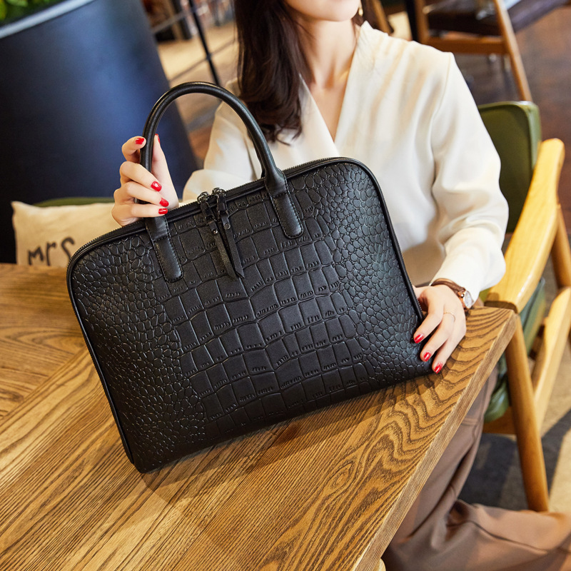 Fashion Ladies Laptop Handbag Shoulder Briefcase - Image 3