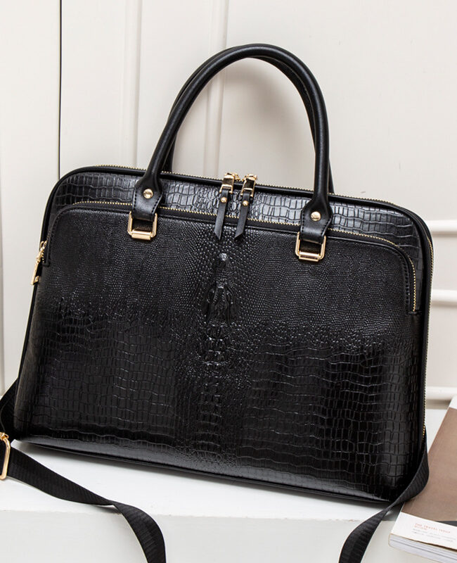 The Ophelie Laptop Messenger Bag – La Rose Couture Handbags & Clutches