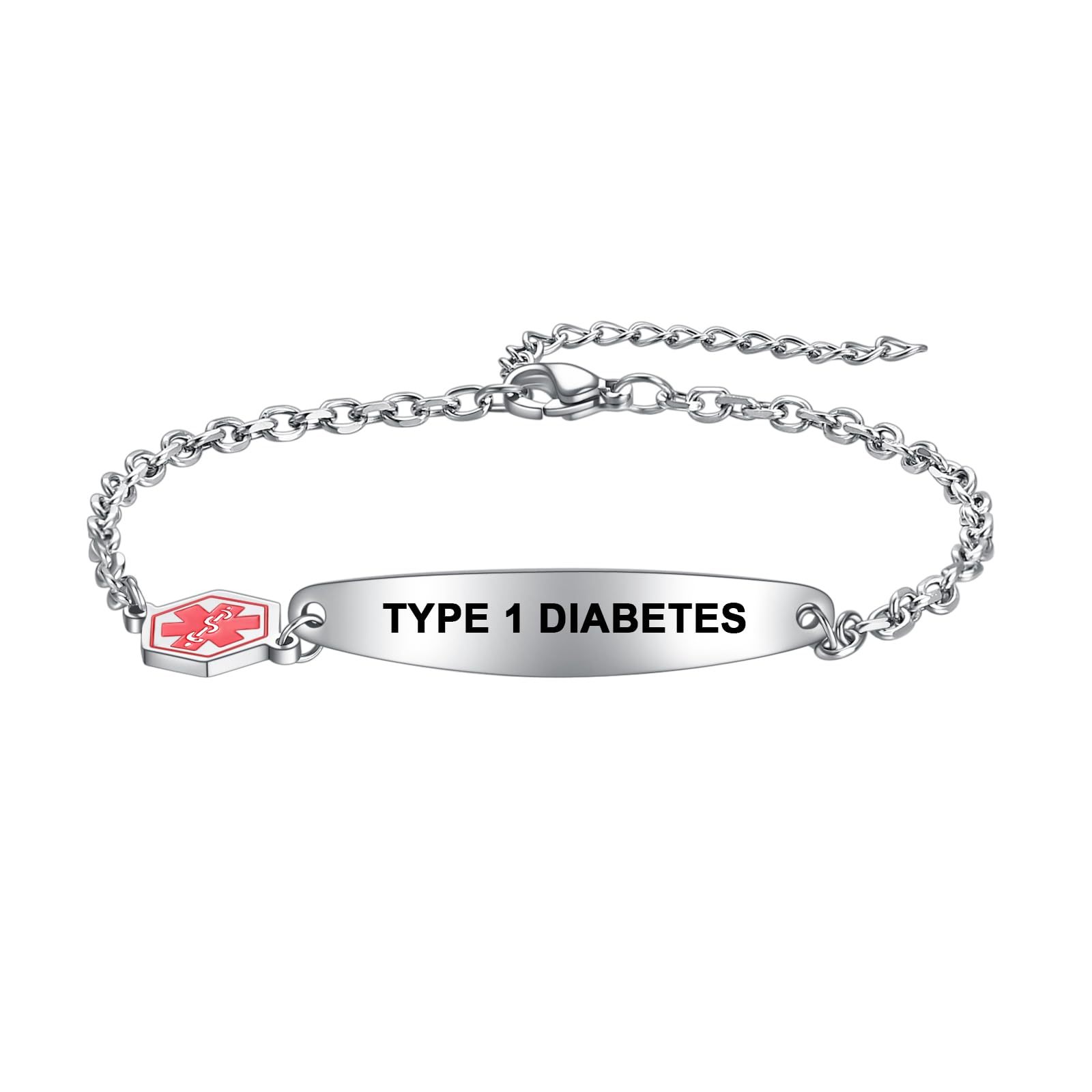 Stainless Steel Medical Identification Bracelet - Image 3