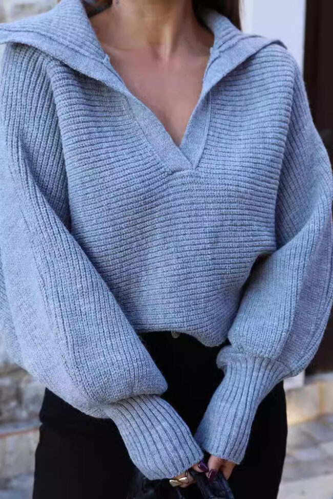 Loose Pullover Sweater Detail – La Rose Couture Tops & Blouses