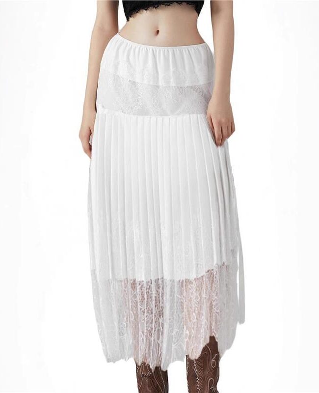 The Diane Lace Mini Skirt Y2k Ruched Layered Pleated Detail – La Rose Couture Dresses & Gowns