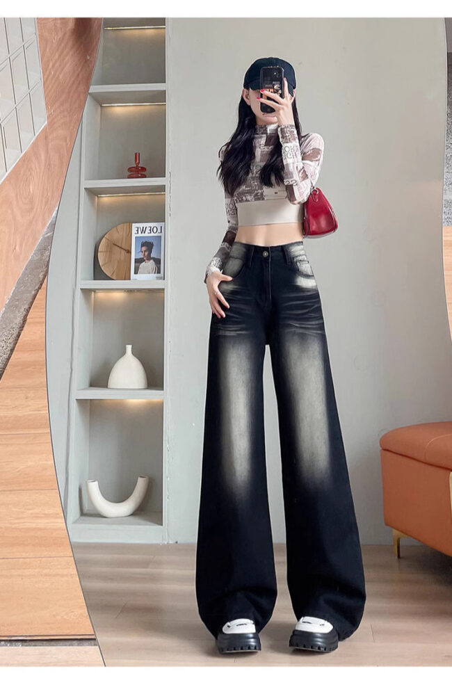 The Estelle Cotton Denim Pants Detail – La Rose Couture Trousers & Skirts