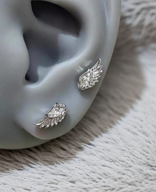 The Victoire Wing Ear Bone Nail – La Rose Couture Jewellery & Accessories