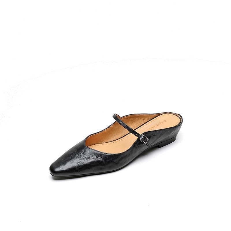 Vintage Single Strap Wedge Sandals - Image 3