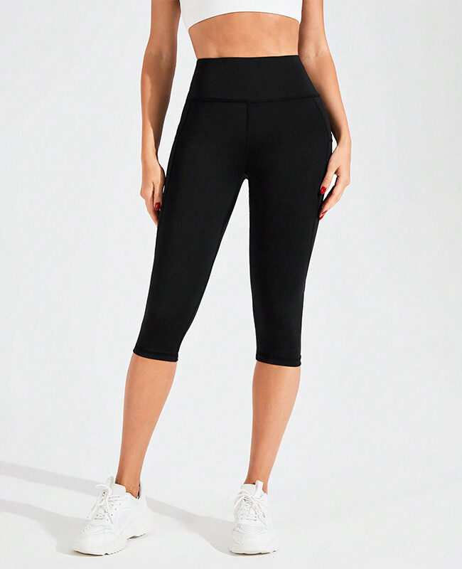 The Magali Elastic Yoga Running Shorts Detail – La Rose Couture Trousers & Skirts