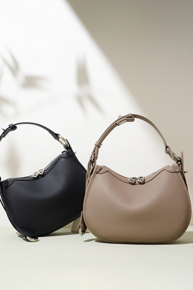 The Aurore Leather Bag Detail – La Rose Couture Handbags & Clutches