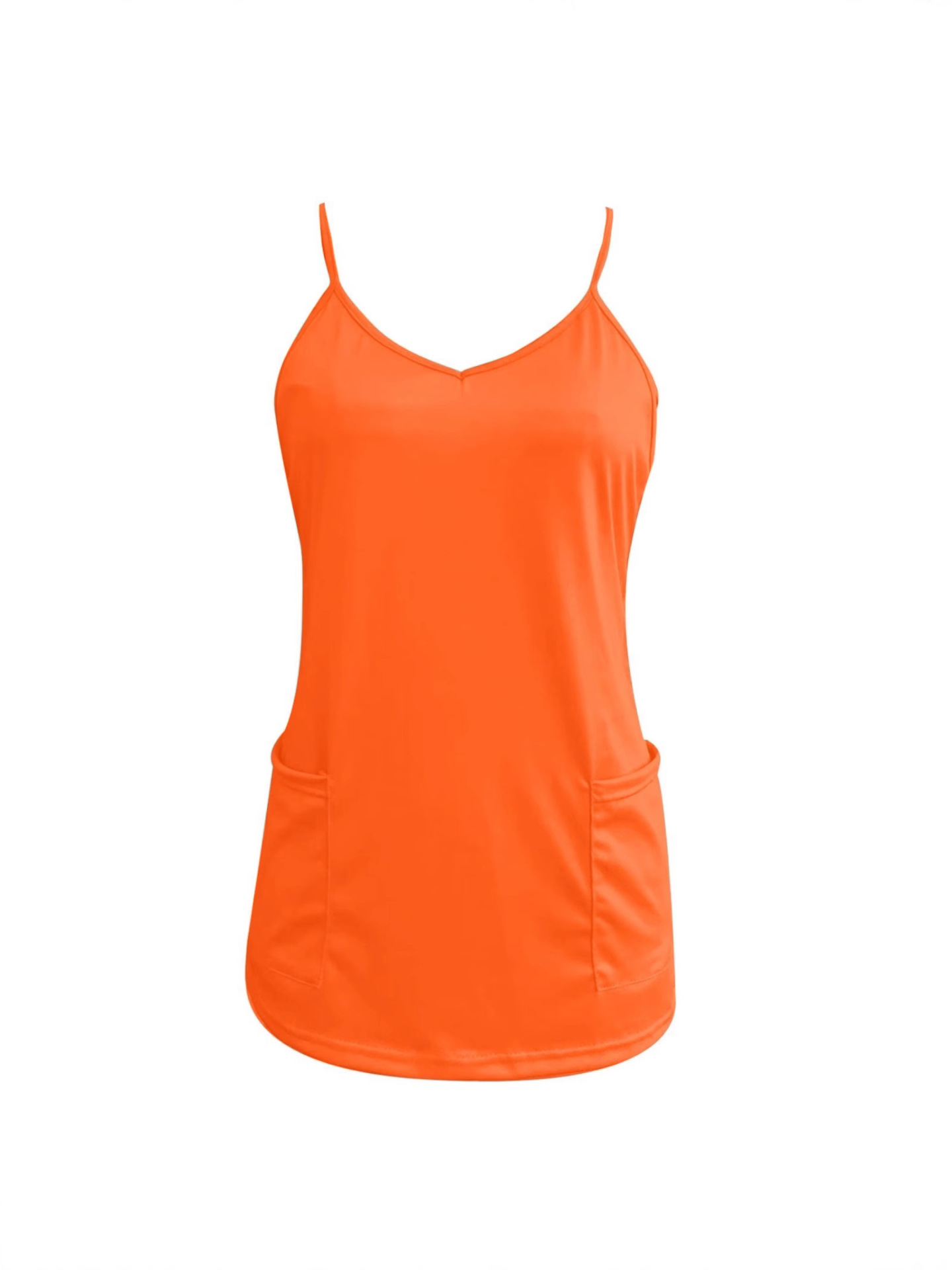 Solid-color halter-neck dress for ladies - Image 3
