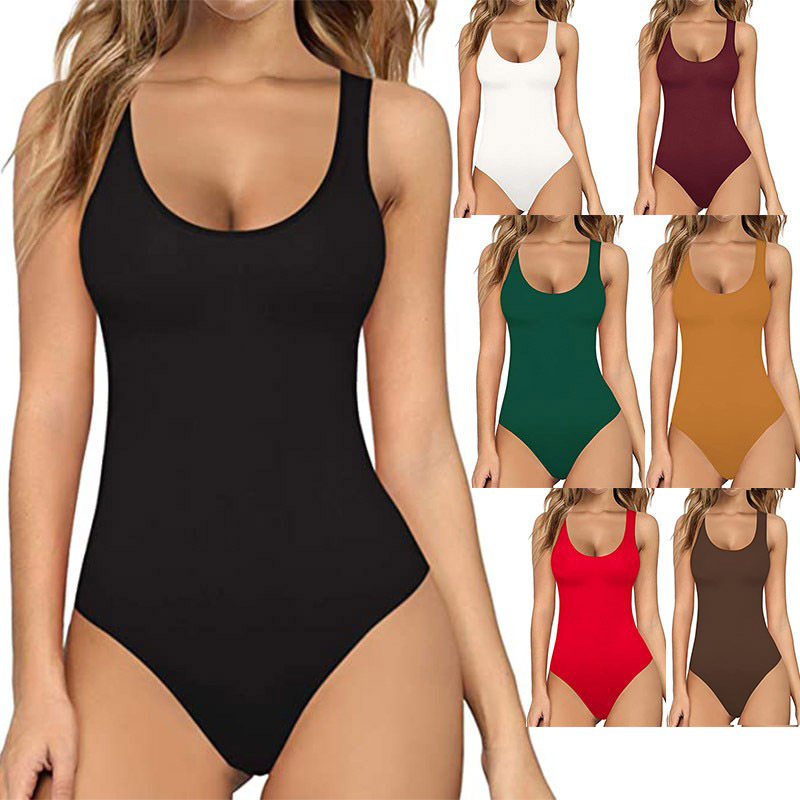 Sleeveless Backless Vest Jumpsuit