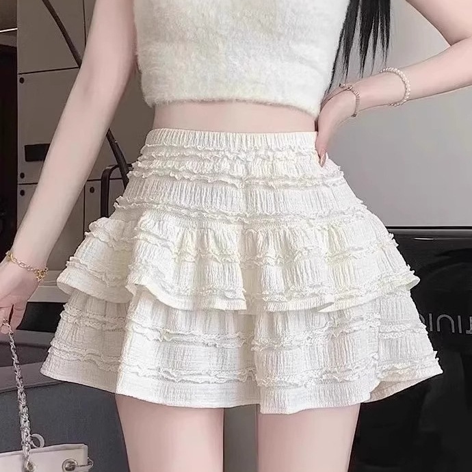 Ballet Style High Waisted A-Line Short Skirt - Image 5