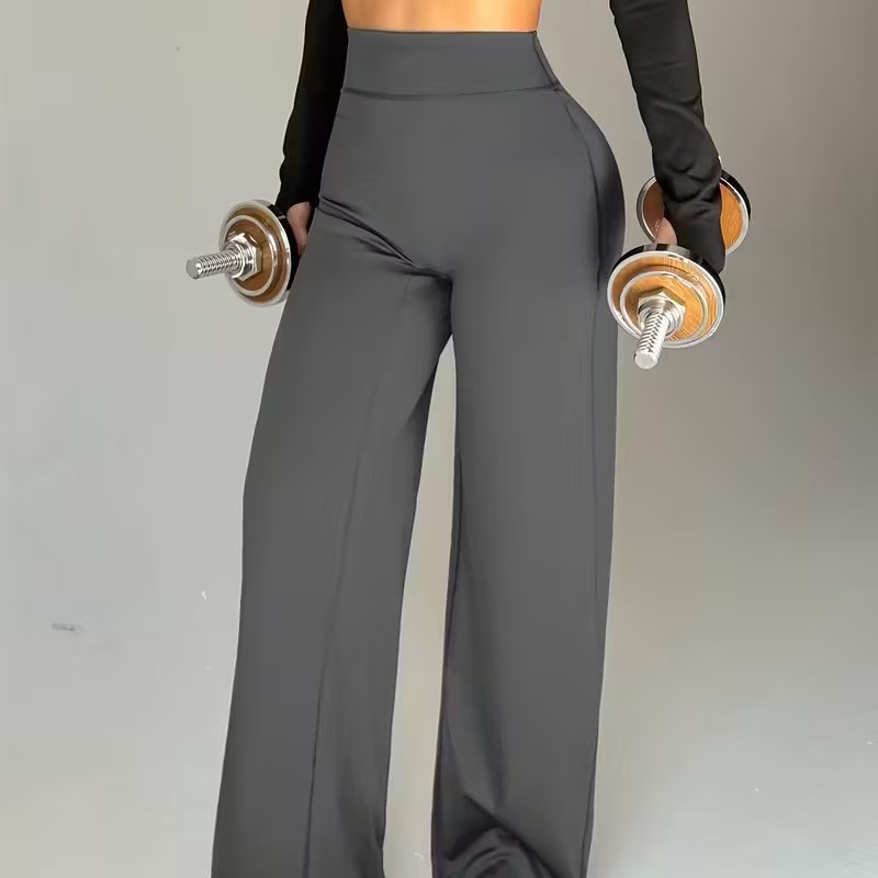 Women's High-Waisted Yoga Pants with Tummy Control - Image 3