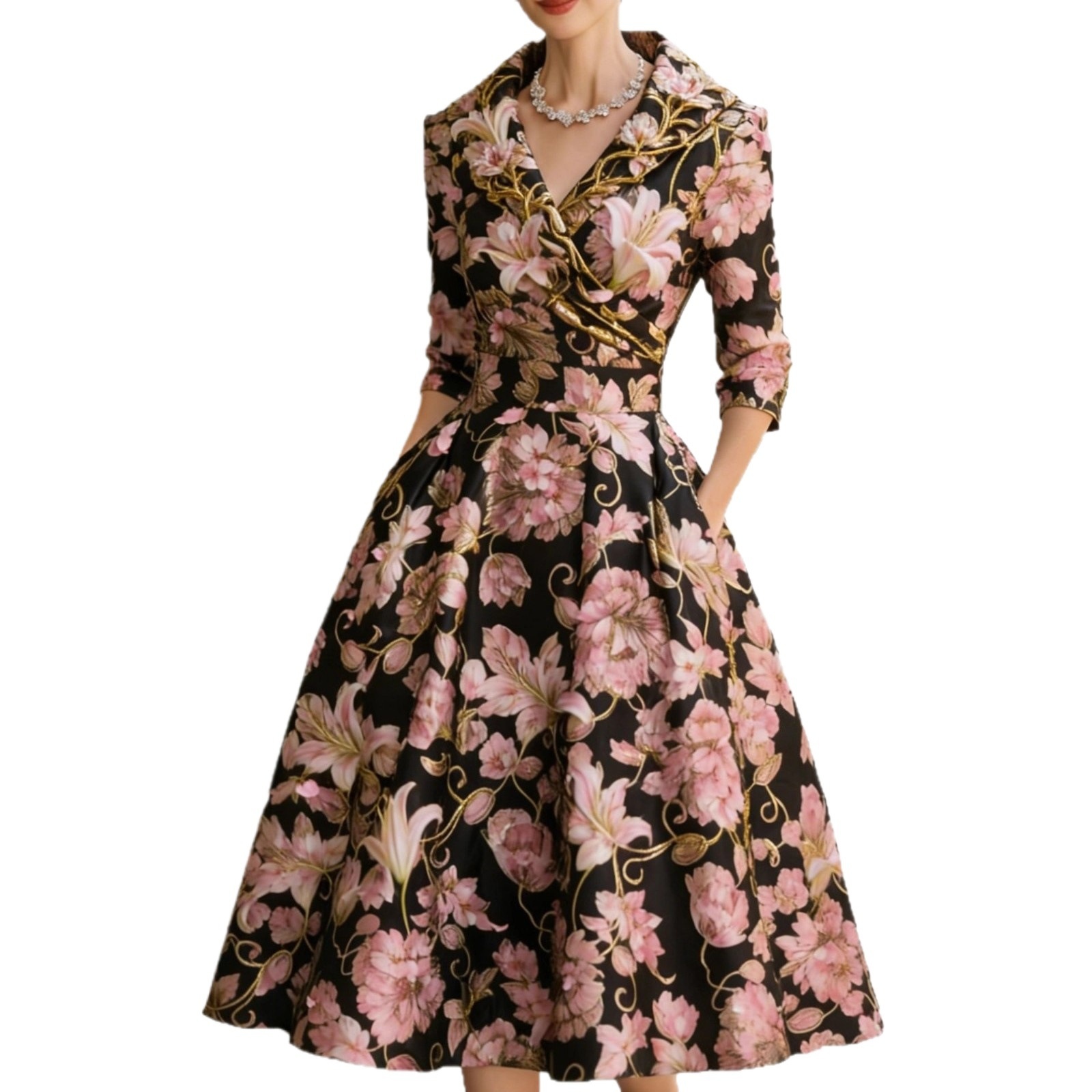 Long-Sleeve Dress - Image 2
