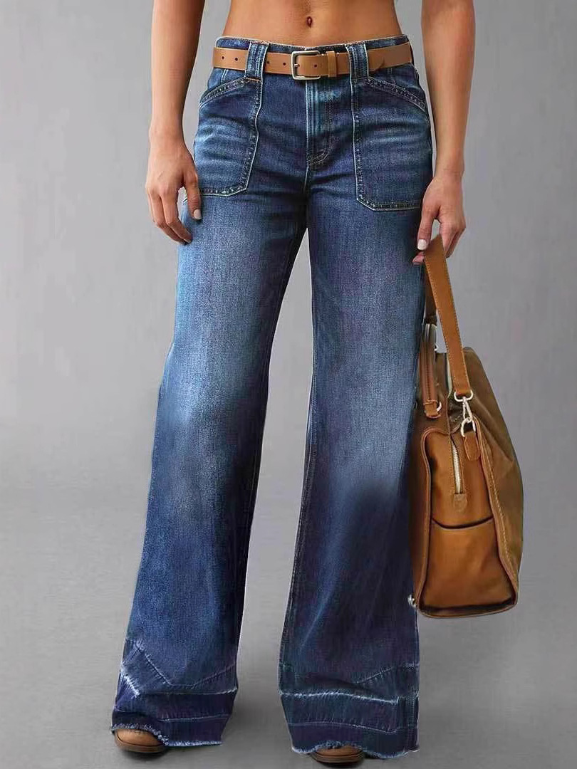 Womens Stretch Bootcut Jeans - Image 4