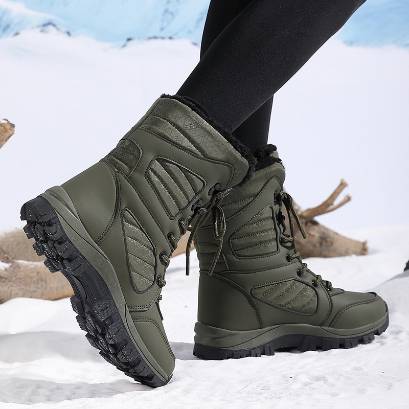 Women's Warm Fleece Lined Snow Boots - Image 5