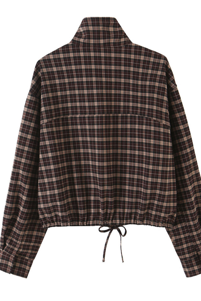 The Tiphaine Chain Plaid Jacket and Wide Pleated Skirt Pants Set Detail – La Rose Couture Trousers & Skirts