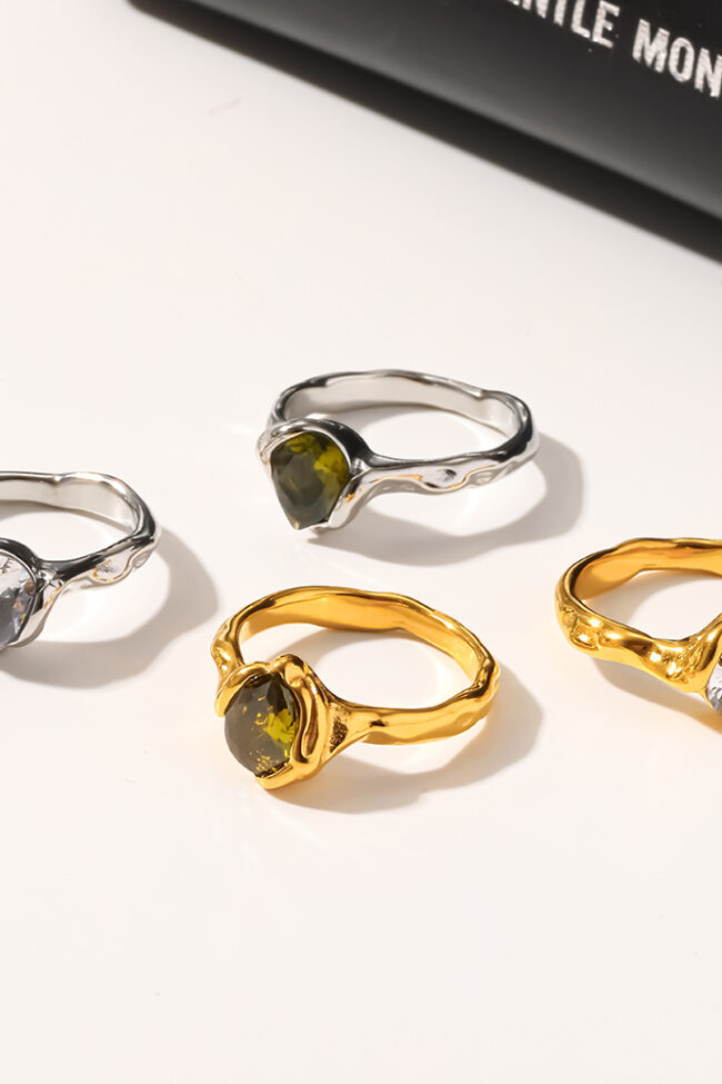 The Violette Stainless Steel Ring Detail – La Rose Couture Jewellery & Accessories