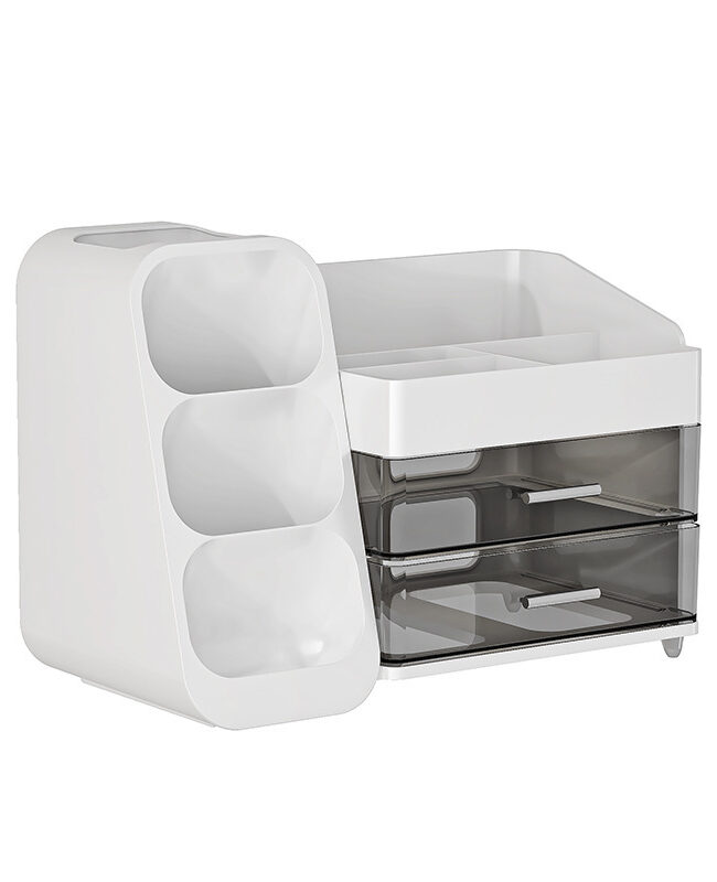 The Cassandre Cosmetic Organizer Storage Box with Drawers Detail – La Rose Couture Handbags & Clutches