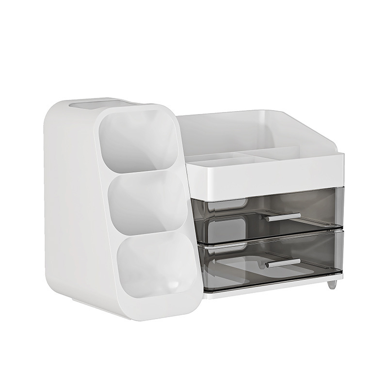 Cosmetic Organizer Storage Box with Drawers - Image 4
