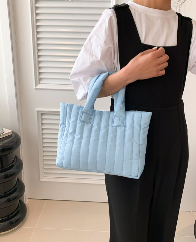 The Hermione Cotton Tote Bag Detail – La Rose Couture Handbags & Clutches
