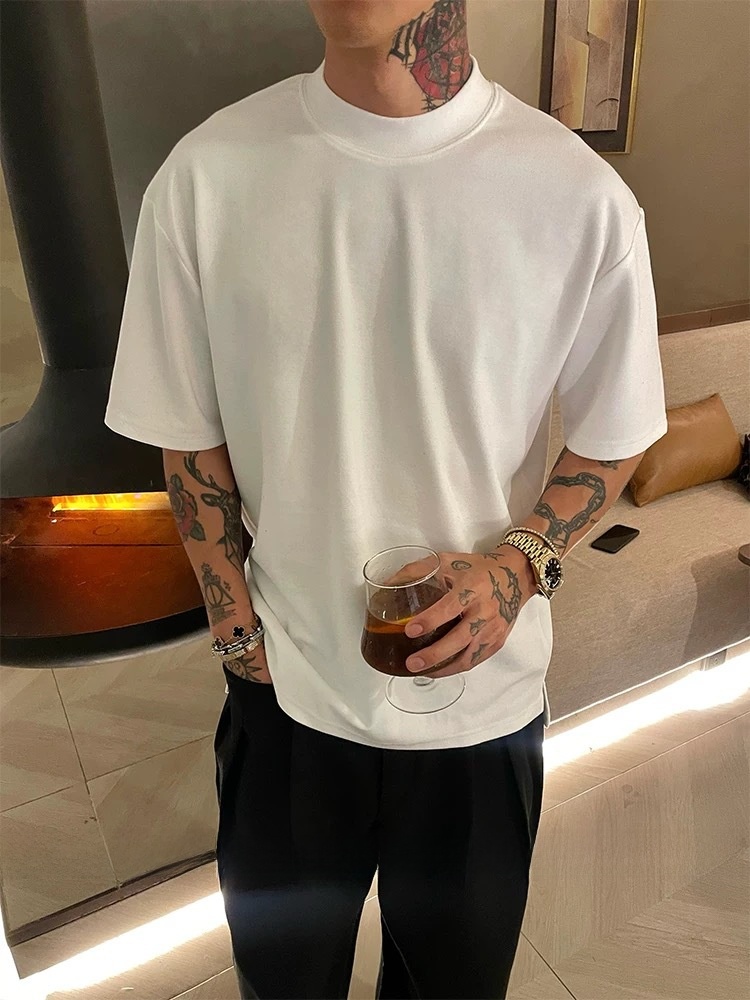 Pure Cotton Loose Fit Casual T-Shirt - Image 3