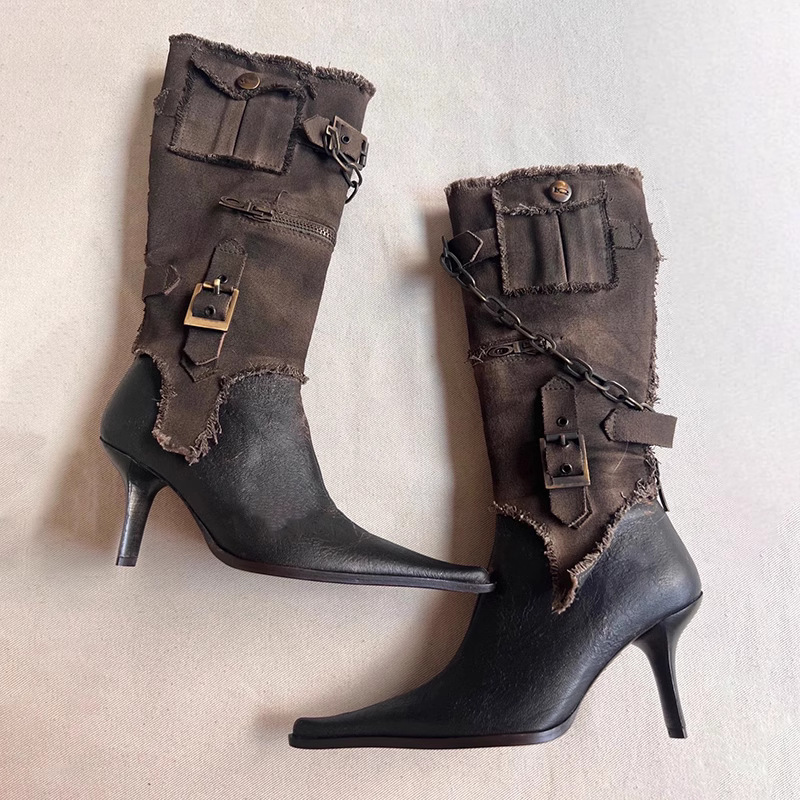 Vintage Buckle Boots - Image 5