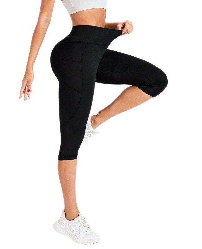 The Magali Elastic Yoga Running Shorts Detail – La Rose Couture Trousers & Skirts