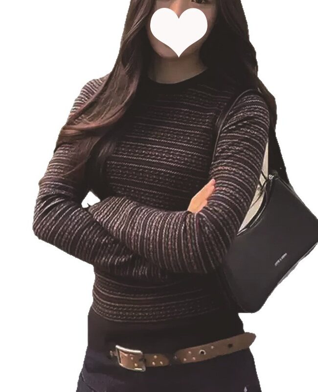 The Leonie Knitwear Silhouette Detail – La Rose Couture Coats & Jackets
