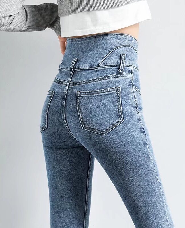 The Marlene High Waist Fleece Lined Pencil Pants Detail – La Rose Couture Trousers & Skirts
