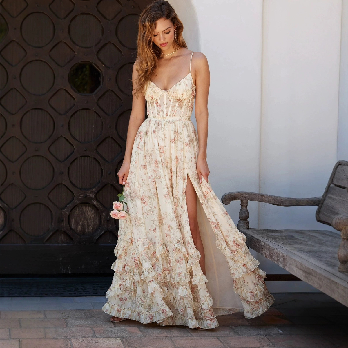 Floral long dress