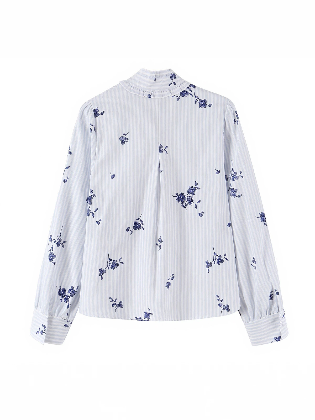 Womens Plaid Bow Tie Shirt - Image 3