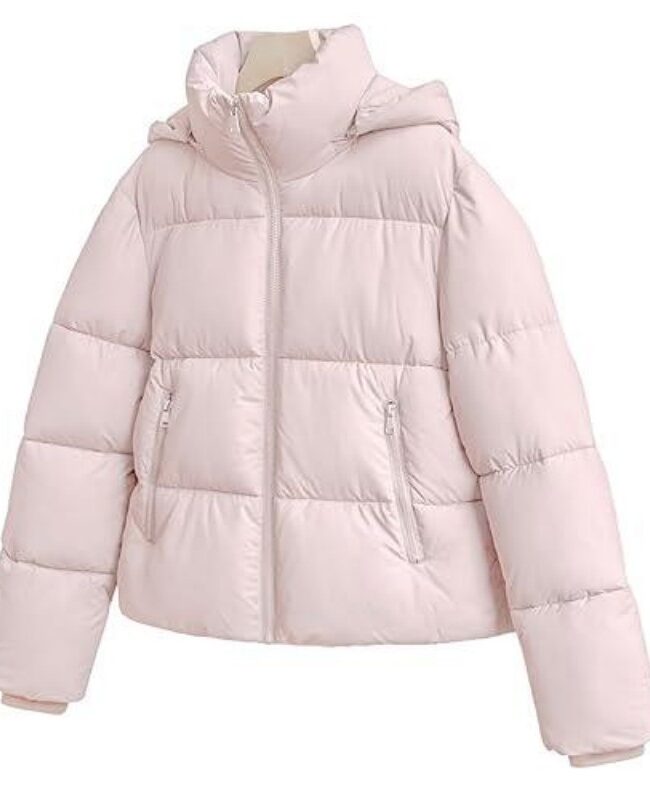 The Renee Short Sleeved Button Down Hooded Cotton Coat Detail – La Rose Couture Coats & Jackets