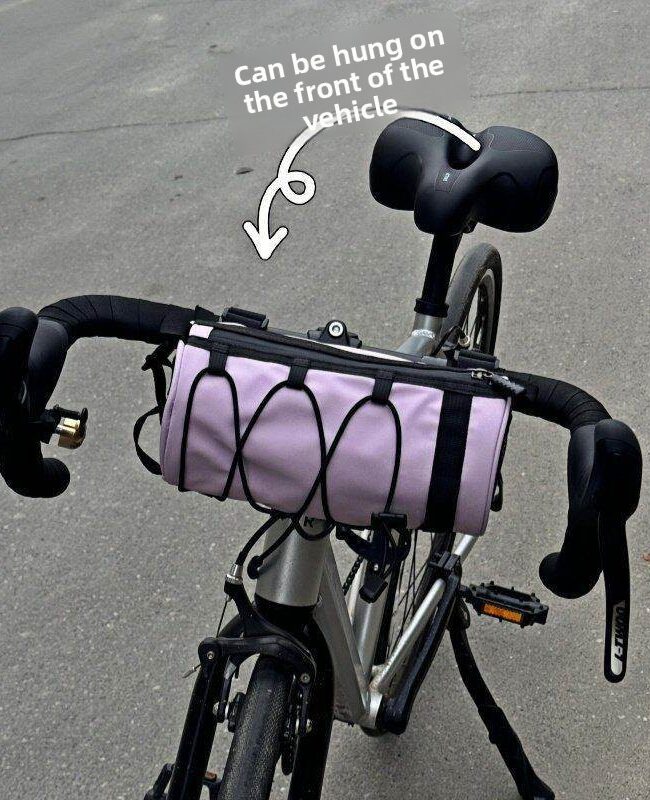 The Genevieve Bicycle Front Frame Storage Bag – La Rose Couture Handbags & Clutches