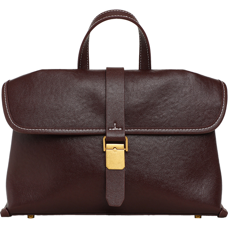 Leather Women Messenger Crossbody Bag - Image 2