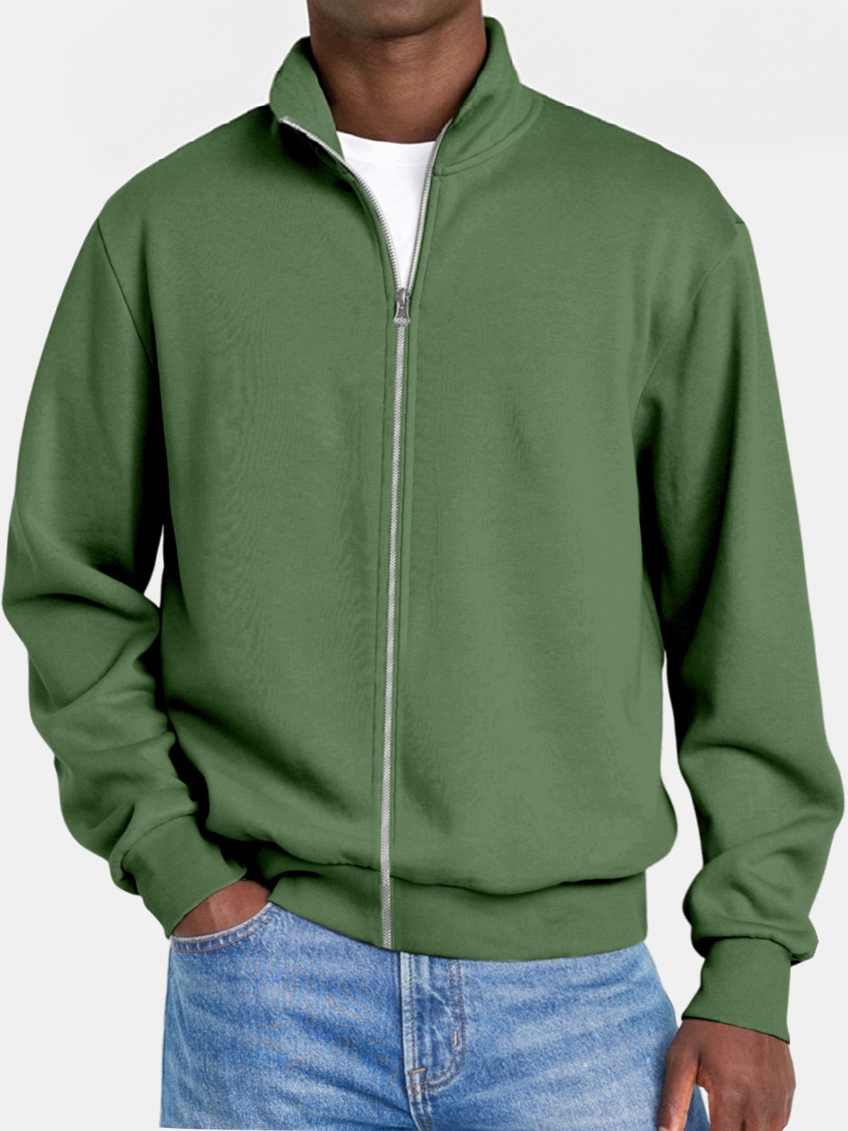 Stand-up collar sweatshirt - Image 4