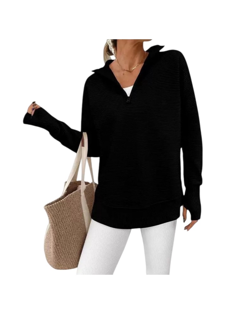 Womens Casual Knit Sweater - Image 3