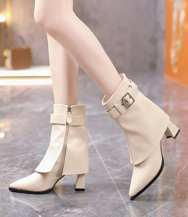 The Eugenie Boots Silhouette Detail – La Rose Couture Shoes & Footwear